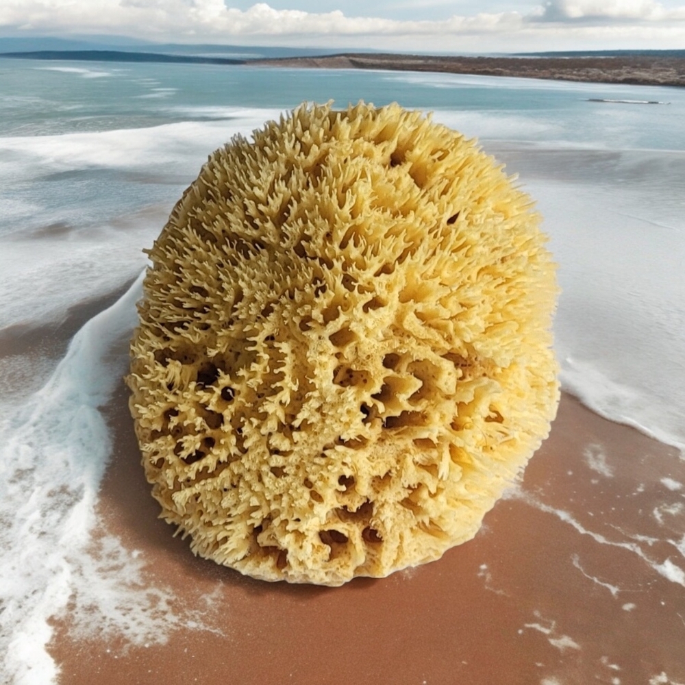 Natural Sea Sponges Wool Sponge Natural Exfoliating Body Spa Skin Sponge